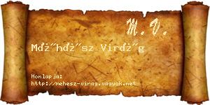 Méhész Virág névjegykártya